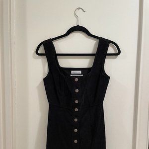 Corduroy Button Dress